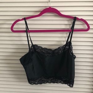 Brandy Melville Silk Crop Top - NEVER WORN